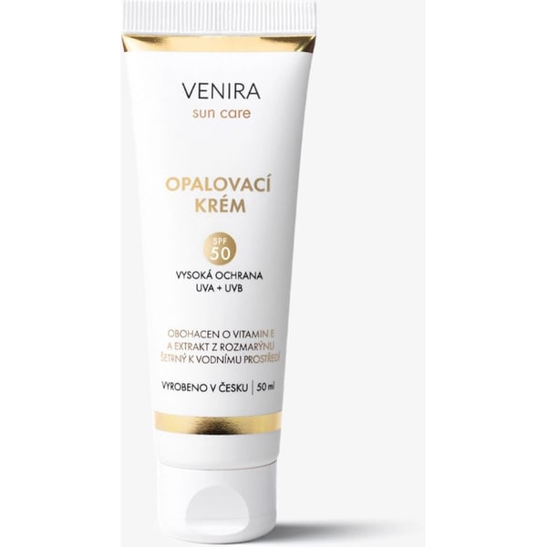 Venira opalovací krém SPF50 recenze a test